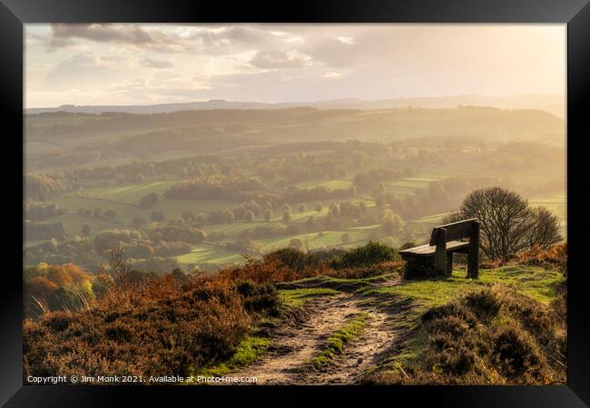 Derwent Valley View, Peak District Framed Print by Jim Monk