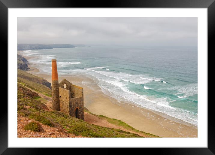 Wheal Coates Framed Mounted Print by Mark Godden