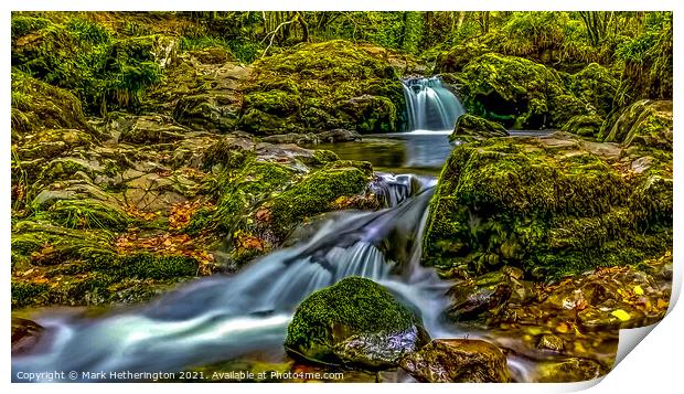 Aira Force Upper Falls Print by Mark Hetherington