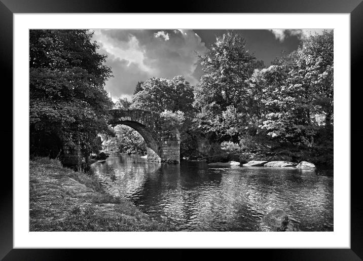 Hexworthy Bridge, Dartmoor Framed Mounted Print by Darren Galpin