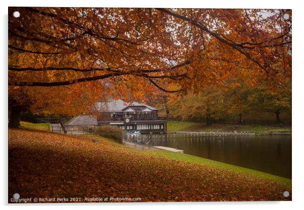Autumn in the Park Acrylic by Richard Perks