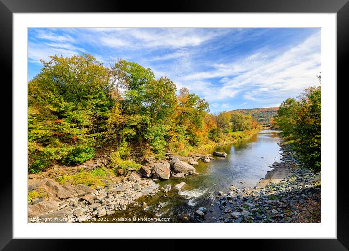 Vermont Panorama, Woodstock Framed Mounted Print by Graham Prentice