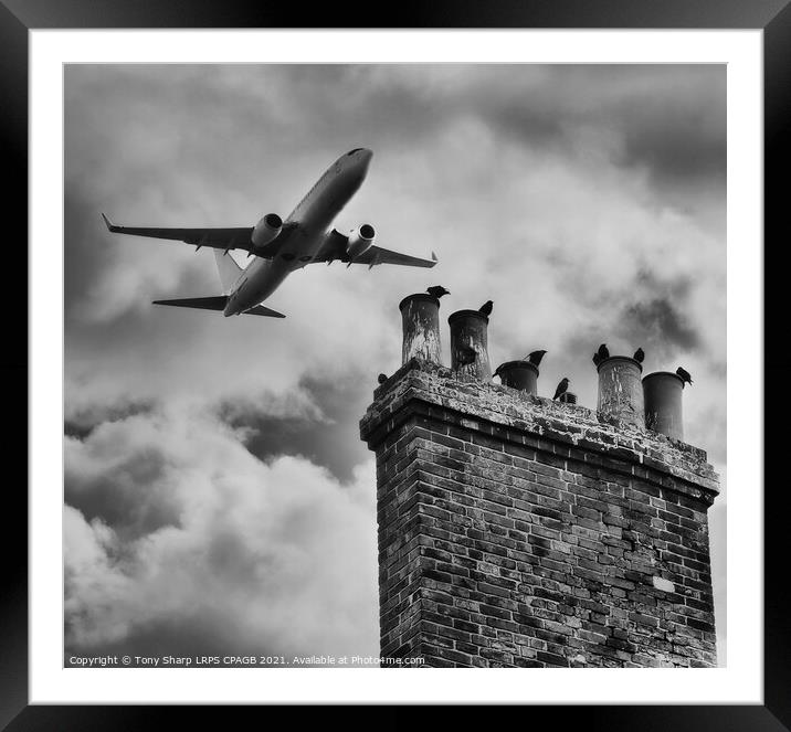 FLIGHT PATH Framed Mounted Print by Tony Sharp LRPS CPAGB