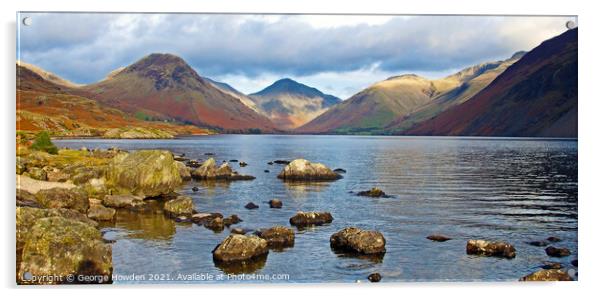 Moody Wastwater, The Lake District Acrylic by Denley Dezign