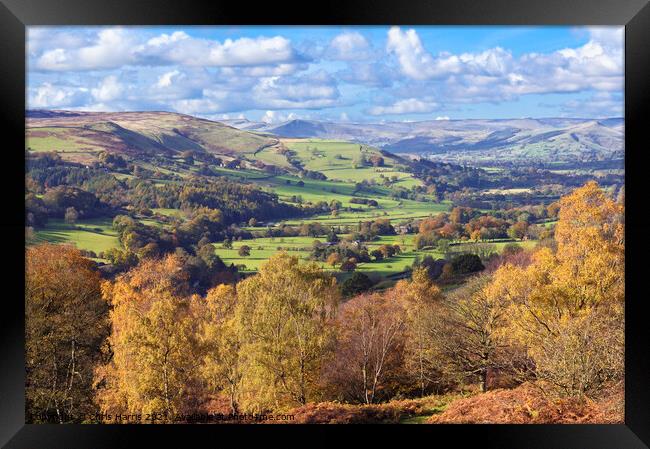 Hathersage and Hope Valley Framed Print by Chris Harris
