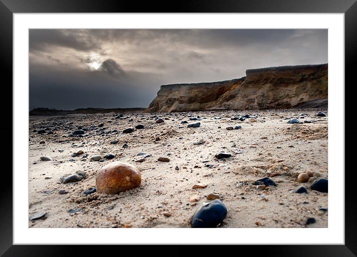 Cliffs at Cart Gap Framed Mounted Print by Stephen Mole