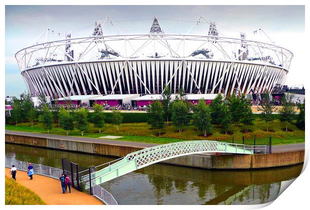 2012 London Olympic Stadium England Print by Andy Evans Photos