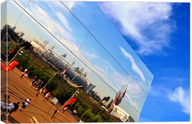 2012 London Olympic Stadium England Canvas Print by Andy Evans Photos