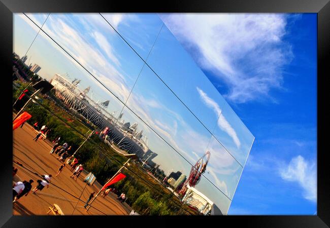 2012 London Olympic Stadium England Framed Print by Andy Evans Photos