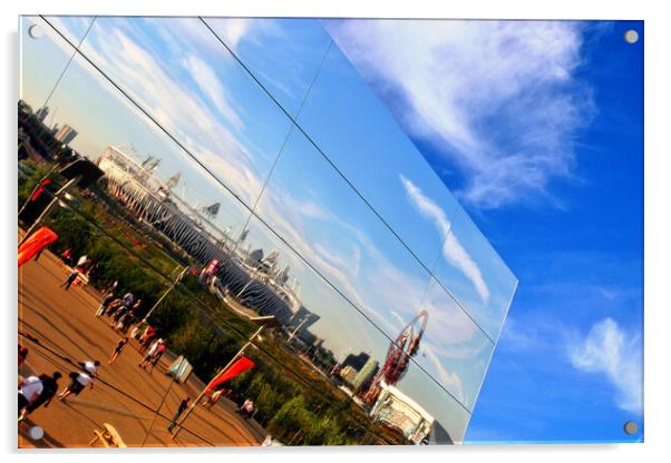 2012 London Olympic Stadium England Acrylic by Andy Evans Photos