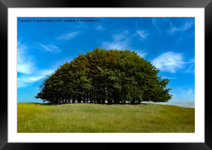 Win Green dorset Framed Mounted Print by Kevin Britland