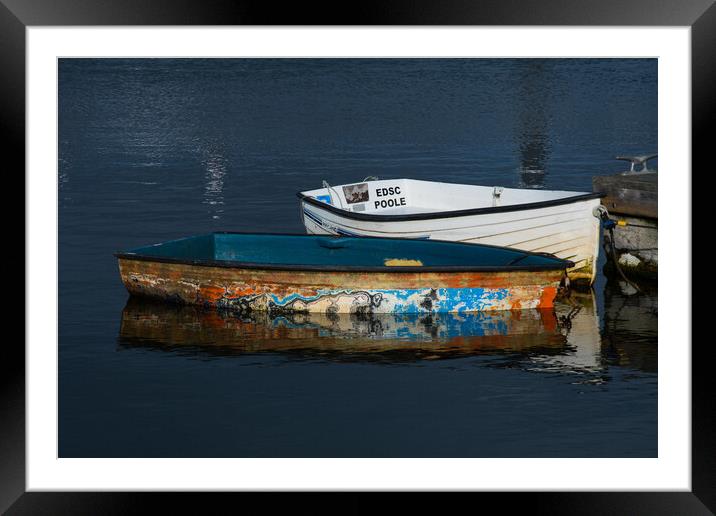 Art boat... Framed Mounted Print by Elzbieta Sosnowski
