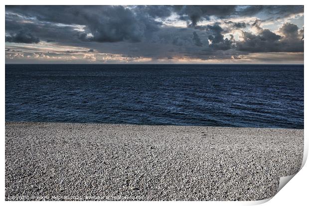 Mysterious Chesil Bay Print by Roger Mechan