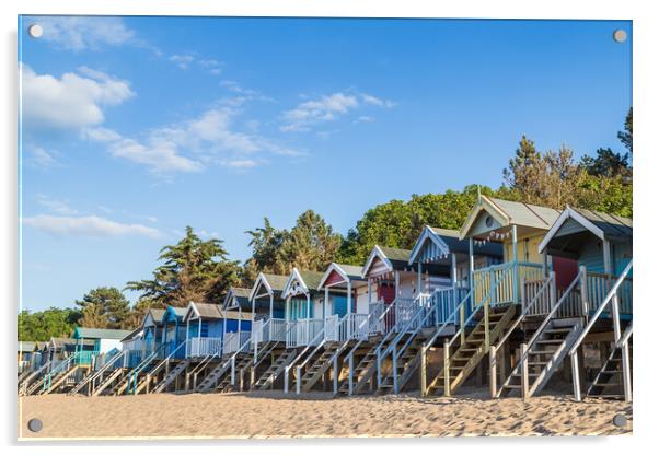 Wells next the Sea beach huts Acrylic by Jason Wells