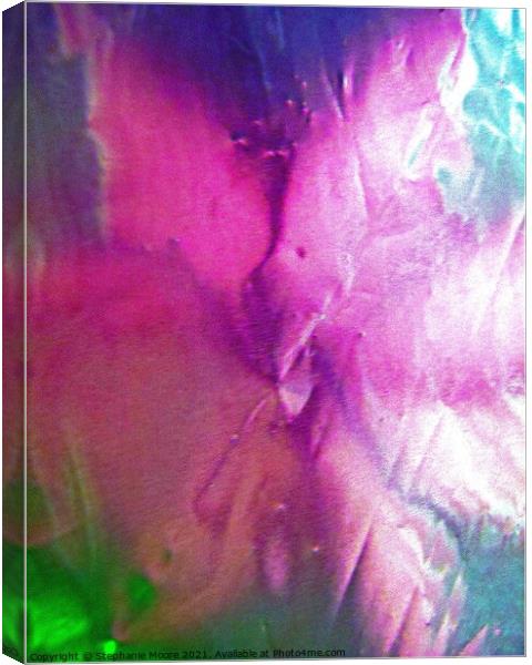 Pink Abstract Canvas Print by Stephanie Moore