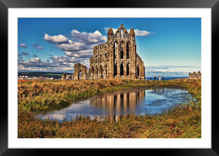 Abbey Ruins, Whitby Framed Mounted Print by Joyce Storey