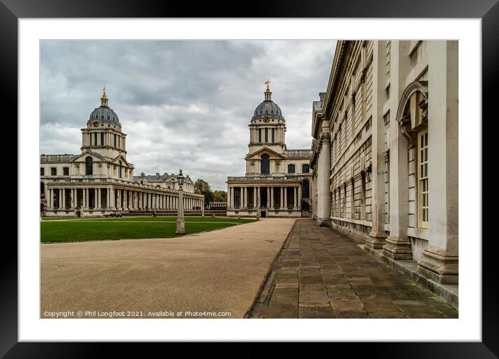 Greenwich Naval College London Framed Mounted Print by Phil Longfoot