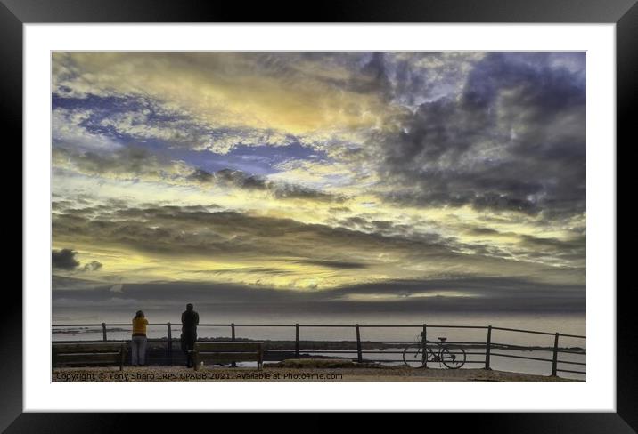 ADMIRING THE VIEW Framed Mounted Print by Tony Sharp LRPS CPAGB