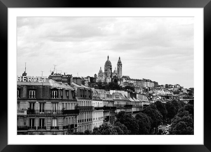 Parisian Skyline Framed Mounted Print by Gerry Walden LRPS