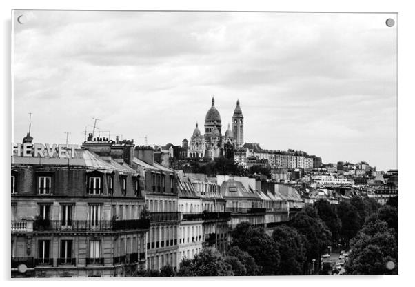 Parisian Skyline Acrylic by Gerry Walden LRPS