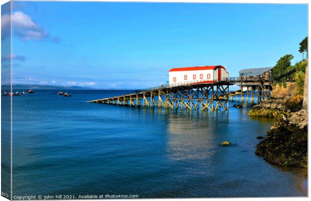 Old lifeboat station, Tenby, South Wales, UK. Canvas Print by john hill