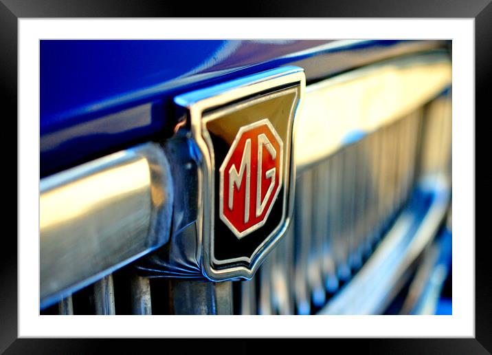 MG Sports Motor Car Framed Mounted Print by Andy Evans Photos