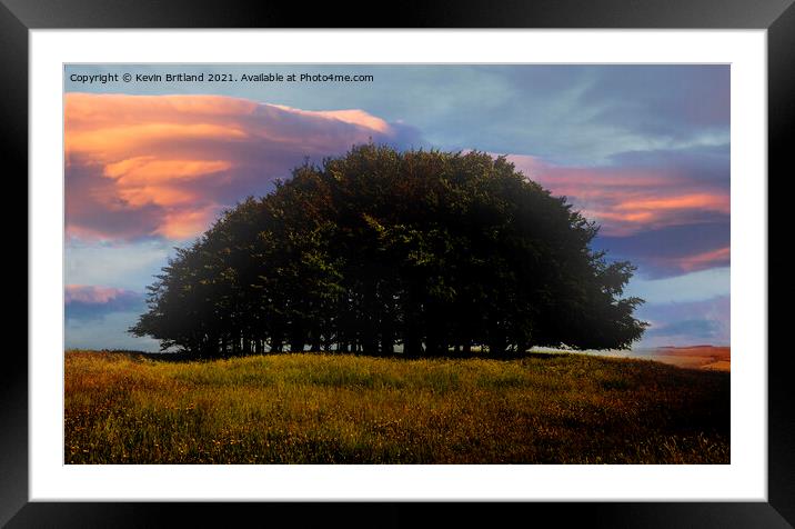 Win Green dorset Framed Mounted Print by Kevin Britland