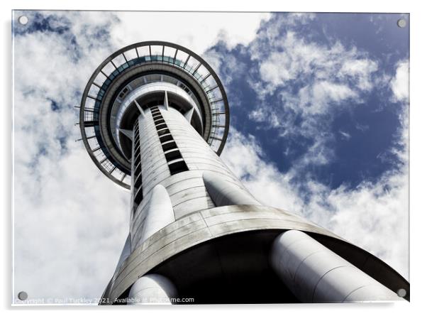 Sky Tower, Auckland  Acrylic by Paul Tuckley