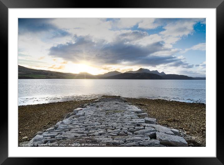 The Road To Loch Eriboll Framed Mounted Print by Lrd Robert Barnes