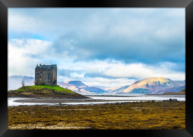 Castle Stalker Framed Print by Lrd Robert Barnes