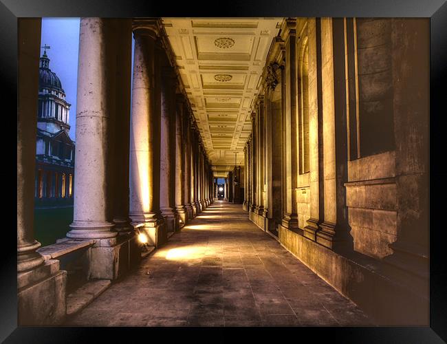 Greenwich Royal Naval College HDR Framed Print by David French