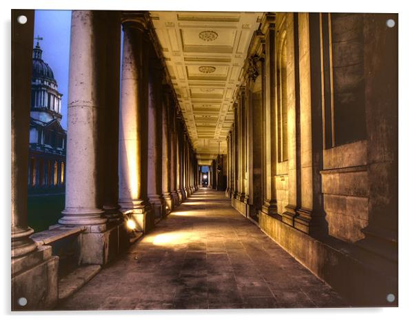 Greenwich Royal Naval College HDR Acrylic by David French