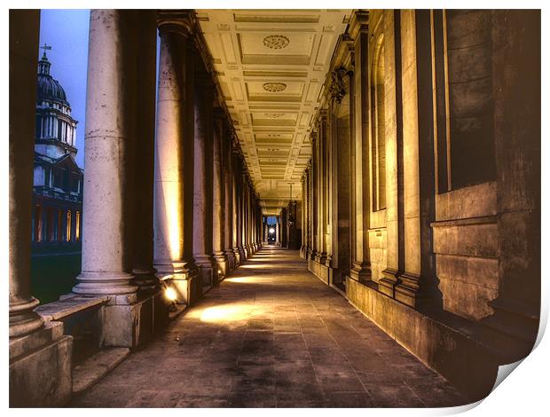 Greenwich Royal Naval College HDR Print by David French