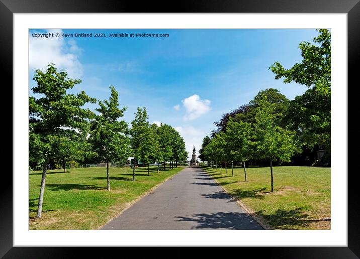 Northernhay gardens exeter Framed Mounted Print by Kevin Britland