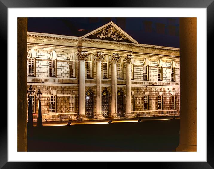 Greenwich Royal Naval College HDR Framed Mounted Print by David French