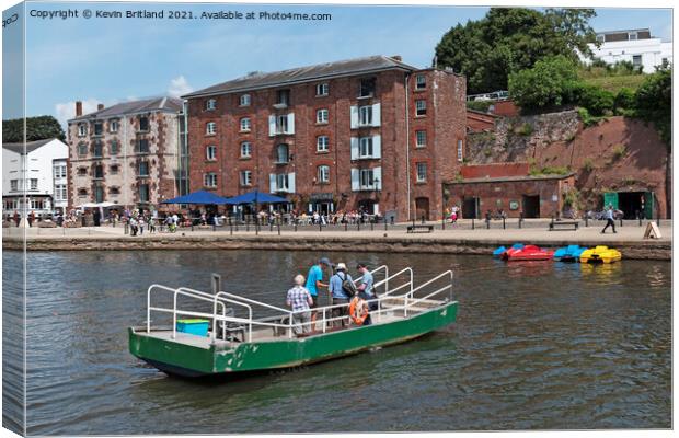 Exeter quayside Canvas Print by Kevin Britland