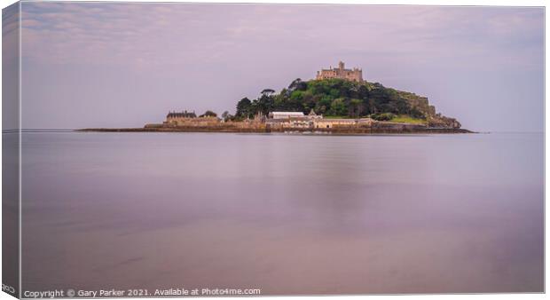 St. Michael's Mount, at sunrise Canvas Print by Gary Parker