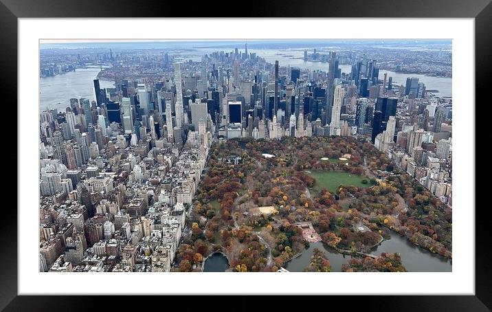 New York City looking south Framed Mounted Print by Daryl Pritchard videos