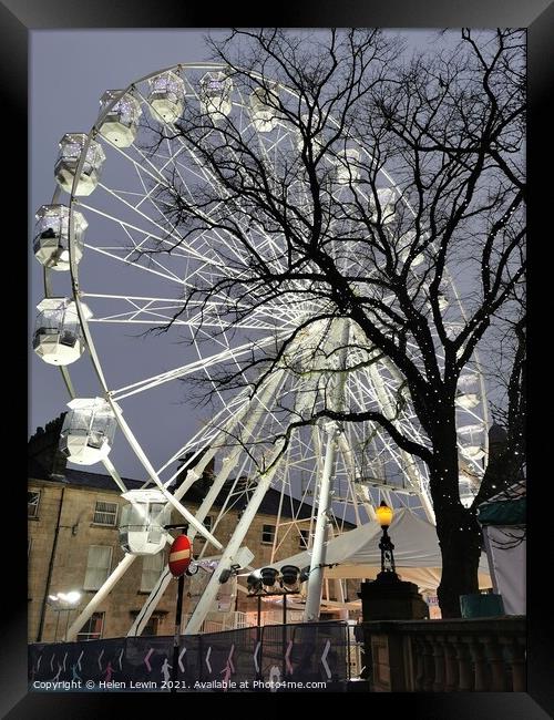 The big Christmas wheel Framed Print by Pelin Bay