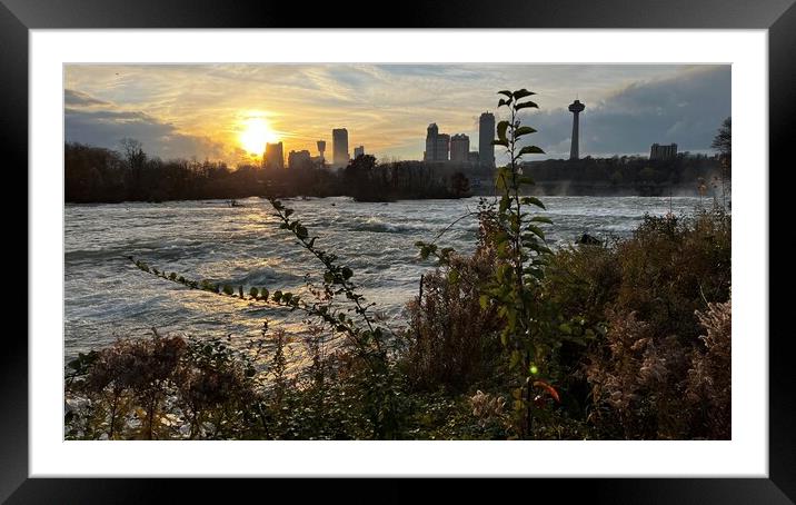 Rapids at Niagara falls Framed Mounted Print by Daryl Pritchard videos