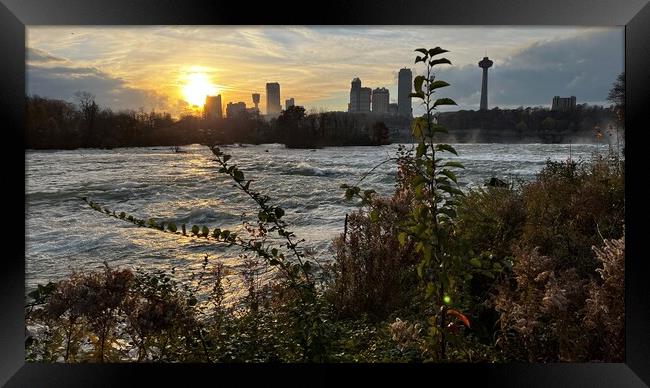 Rapids at Niagara falls Framed Print by Daryl Pritchard videos