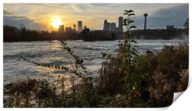 Rapids at Niagara falls Print by Daryl Pritchard videos