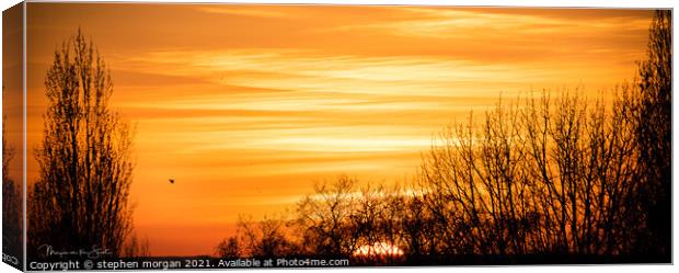 My Golden hour  Canvas Print by stephen morgan