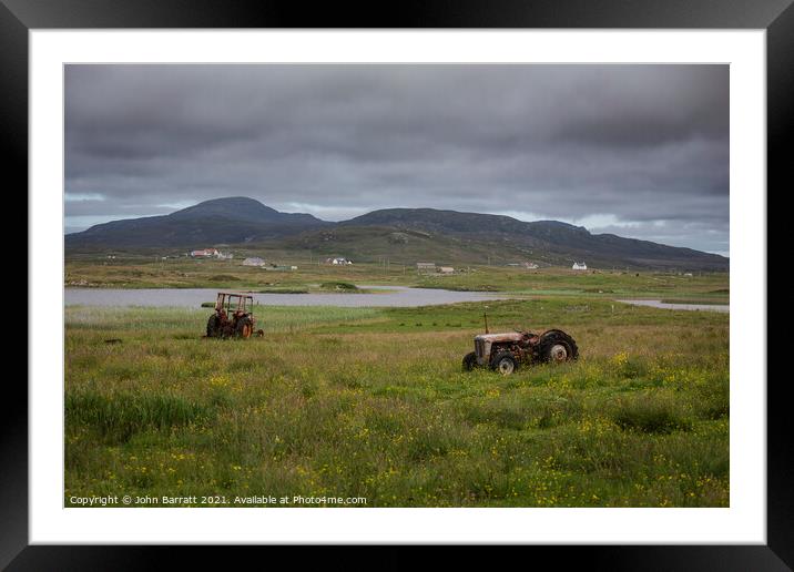Out to Pasture Framed Mounted Print by John Barratt