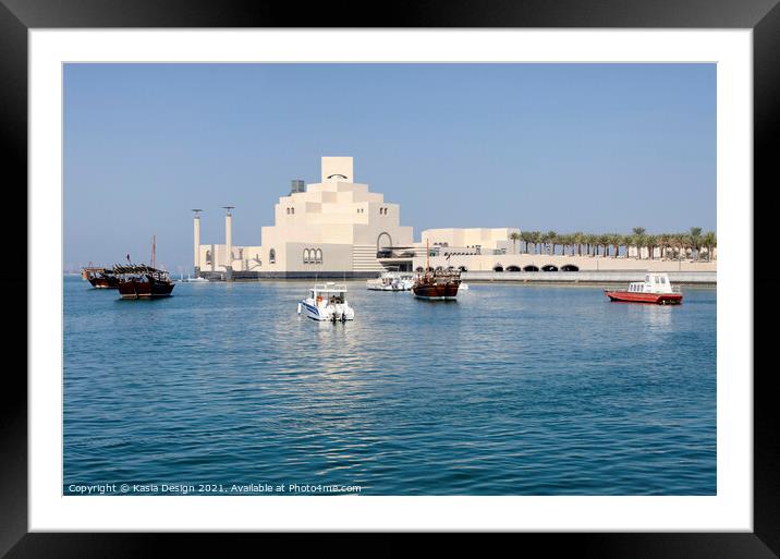 Museum for Islamic Art Framed Mounted Print by Kasia Design