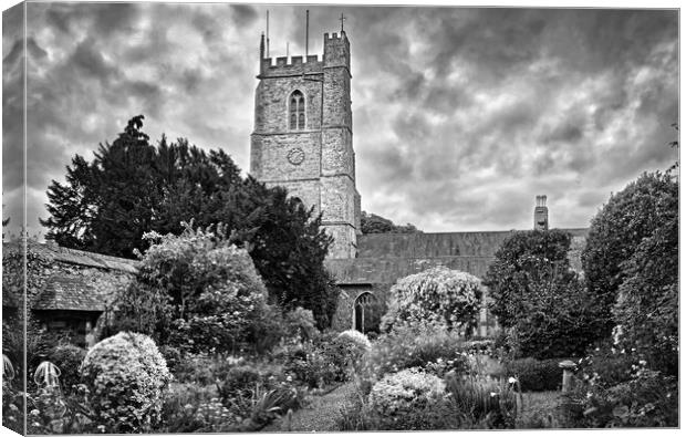 Priory Church of St George, Dunster  Canvas Print by Darren Galpin