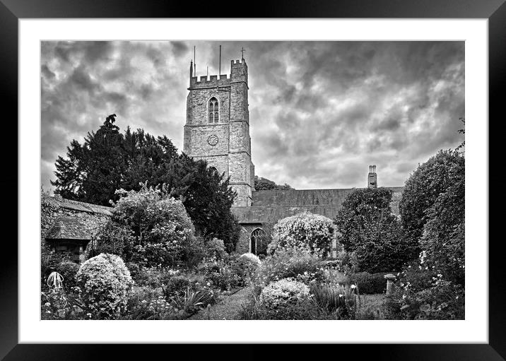Priory Church of St George, Dunster  Framed Mounted Print by Darren Galpin