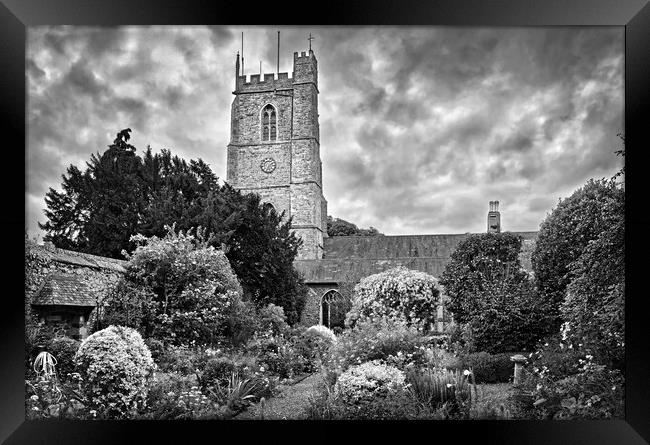 Priory Church of St George, Dunster  Framed Print by Darren Galpin