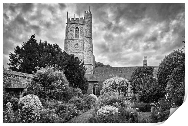Priory Church of St George, Dunster  Print by Darren Galpin