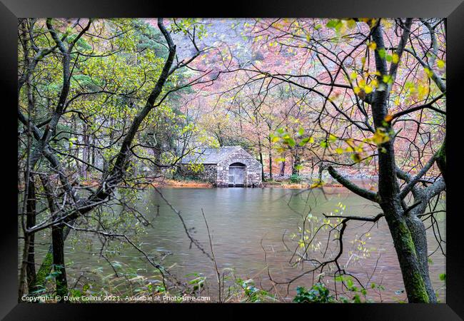 Outdoor Boat house on Wast Water in the Lake District Framed Print by Dave Collins